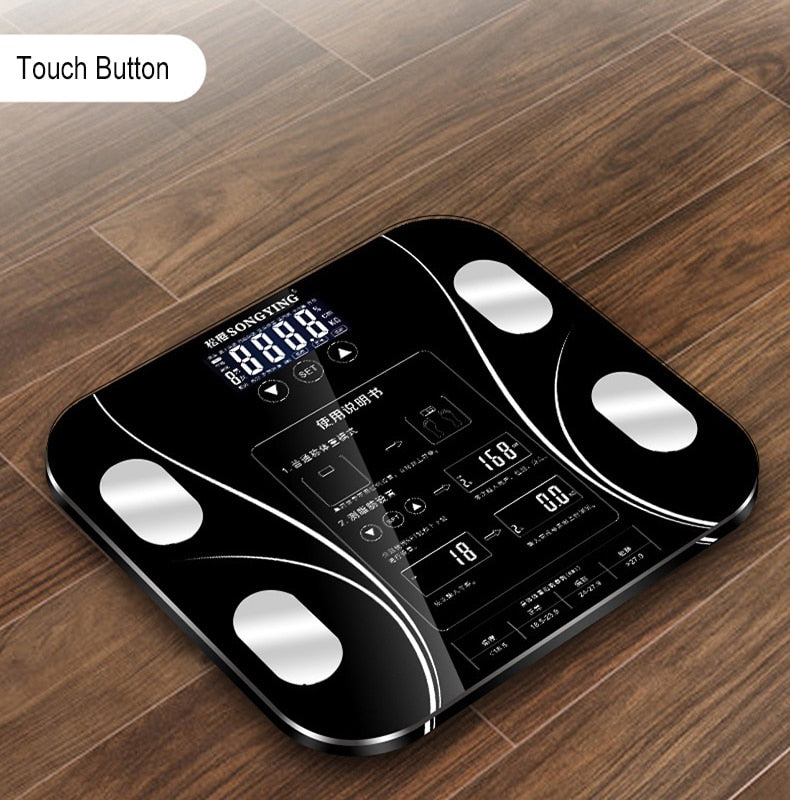 SmartBody™ 13-Index Digital Scale – Precision BMI & Body Fat Analyzer