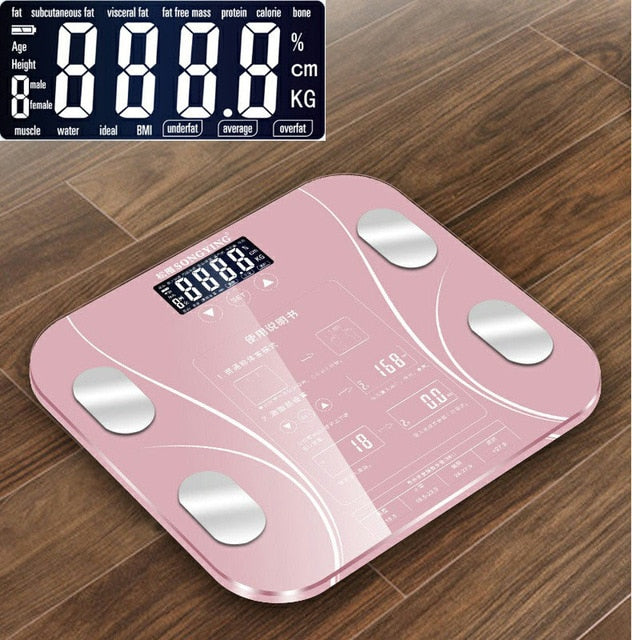 SmartBody™ 13-Index Digital Scale – Precision BMI & Body Fat Analyzer