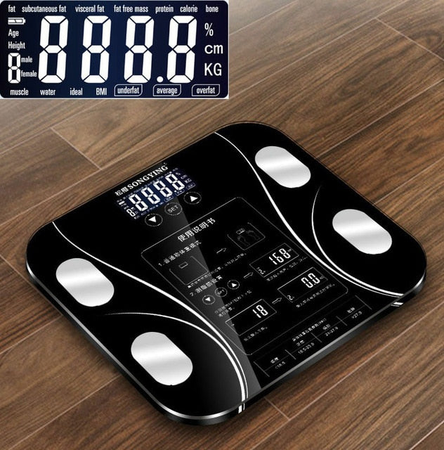 SmartBody™ 13-Index Digital Scale – Precision BMI & Body Fat Analyzer