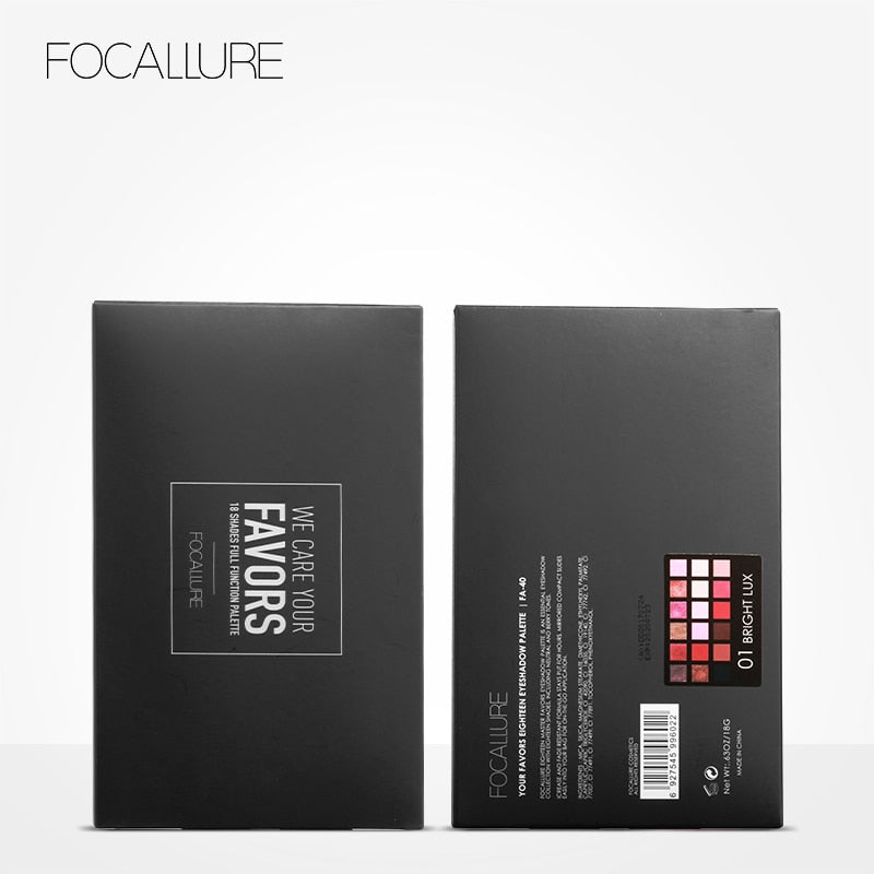 Palette de fards à paupières incontournable de 18 couleurs – Des teintes mates et chatoyantes hautement pigmentées pour une beauté impeccable et de qualité professionnelle !