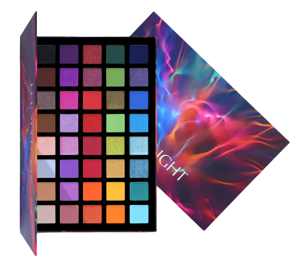 Best-Selling 40-Color Spotlight Eyeshadow Palette – High-Pigment Matte & Shimmer Shades for Pro-Level Glam!