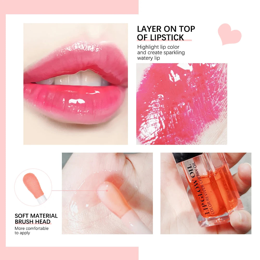 Crystal lip oil - Hydration, Volume & Natural shredder (6ml)