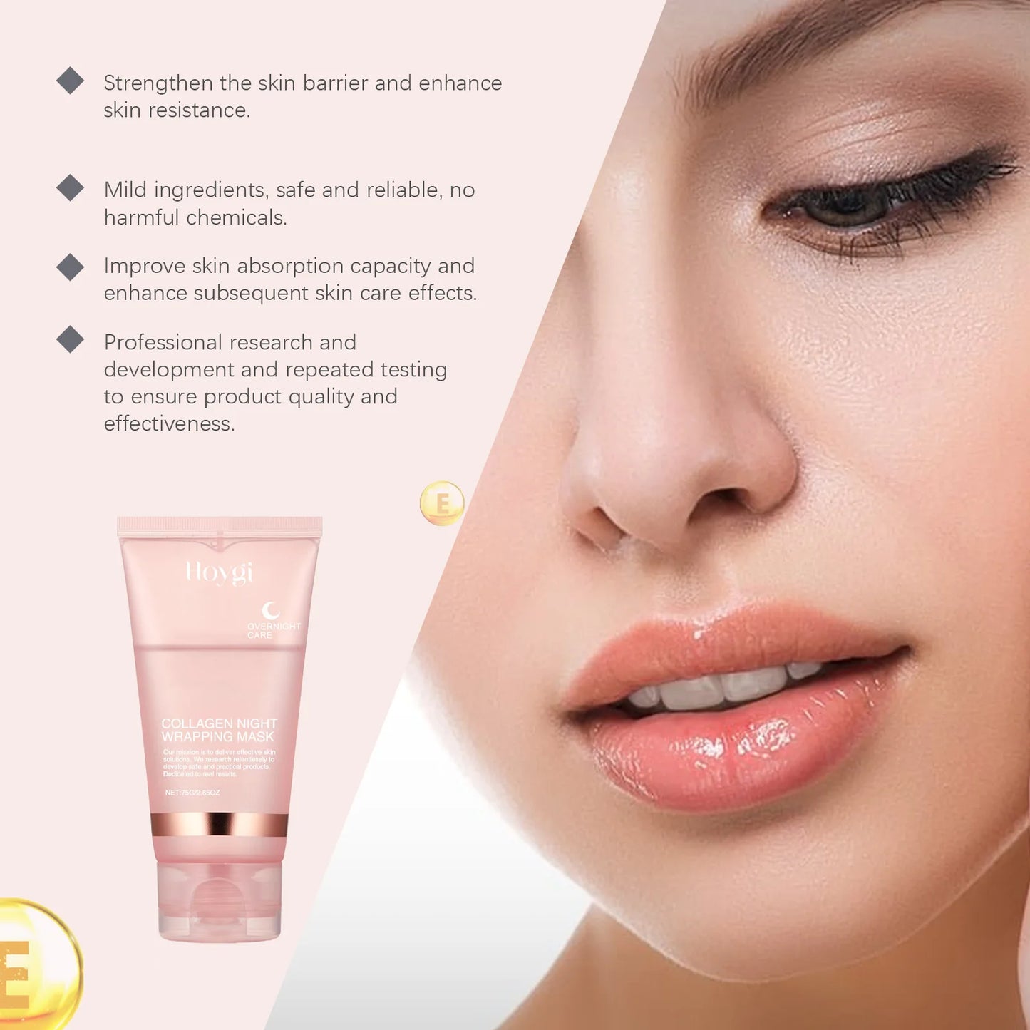 Peel-Off Collagen Mask - Purifying, Moisturizing & Screening Face