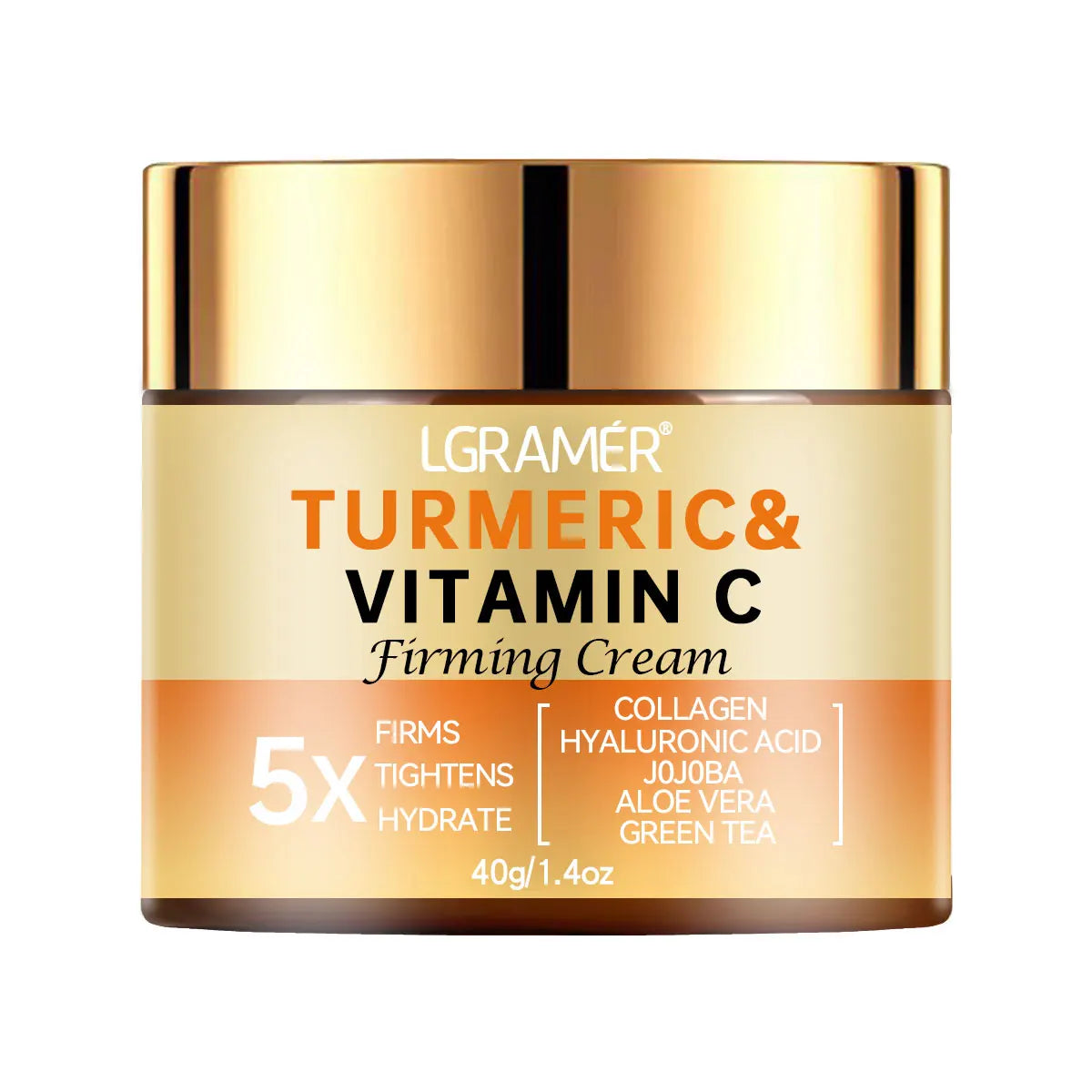 Turmeric and Vitamin C Face Cream – Hydration, Firmness & Radiance