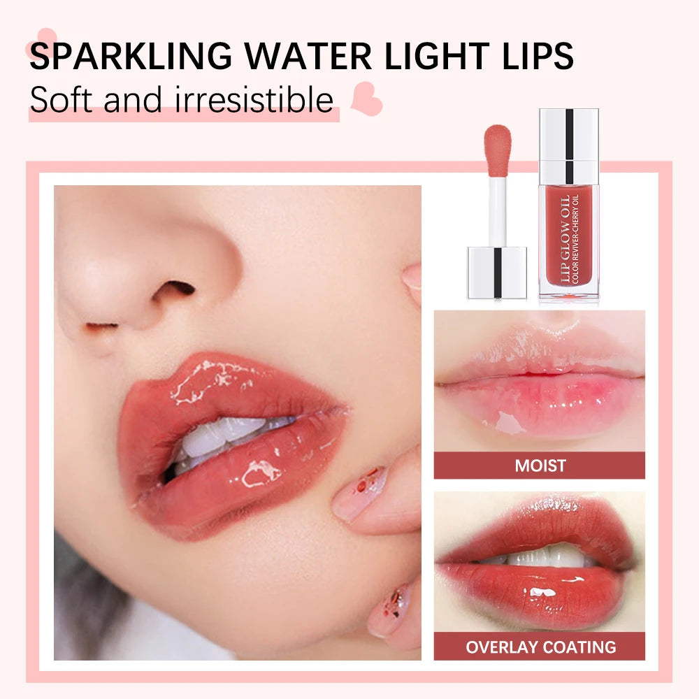 Crystal lip oil - Hydration, Volume & Natural shredder (6ml)