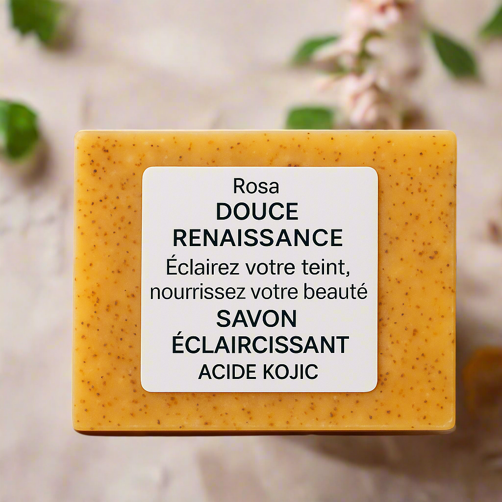 Savon éclaircissant à l'acide kojique – Un teint uniforme et un éclat naturel