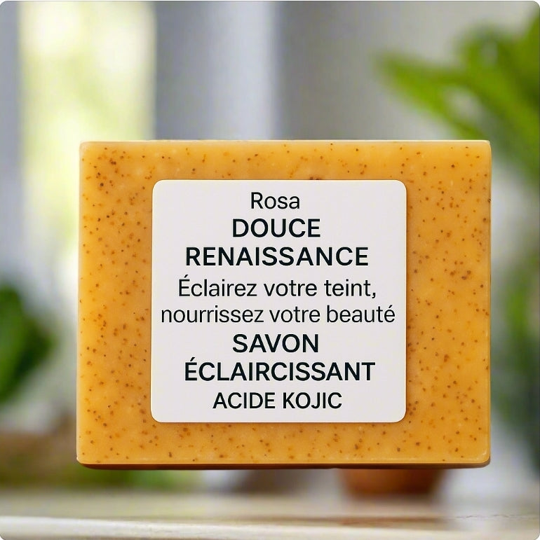 Savon éclaircissant à l'acide kojique – Un teint uniforme et un éclat naturel