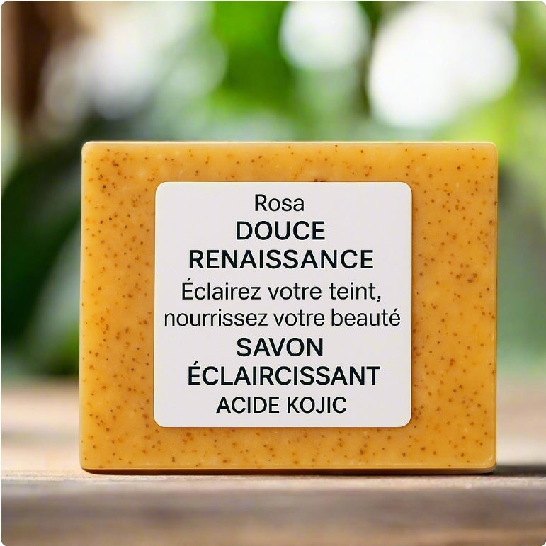 Savon éclaircissant à l'acide kojique – Un teint uniforme et un éclat naturel