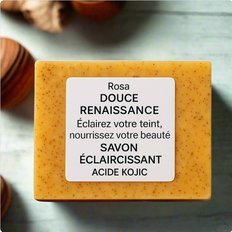 Savon éclaircissant à l'acide kojique – Un teint uniforme et un éclat naturel