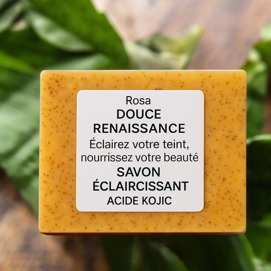 Savon éclaircissant à l'acide kojique – Un teint uniforme et un éclat naturel