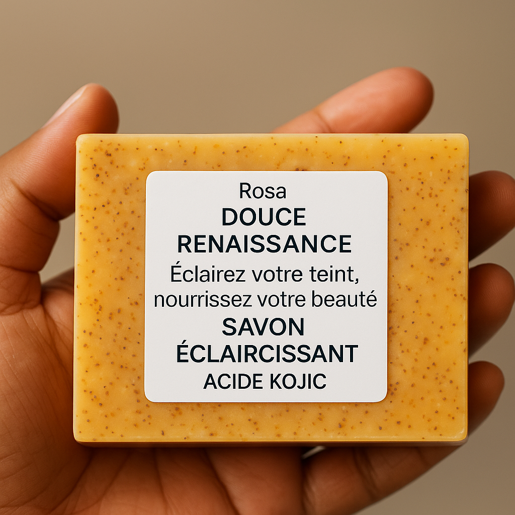 Savon éclaircissant à l'acide kojique – Un teint uniforme et un éclat naturel
