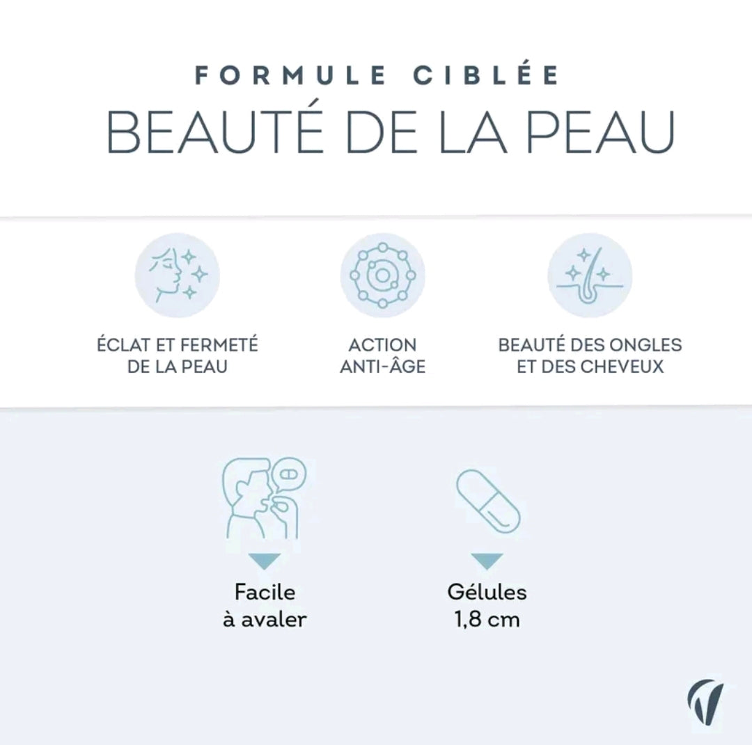 Vitavea – Marine Collagen & Hyaluronic Acid – 120 Capsules

Radiant Skin, Strong Hair & Nails – With Vitamin C & Zinc – Made in France